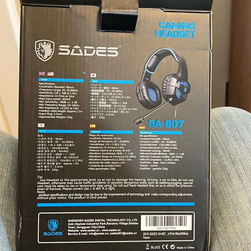Sades gaming headset